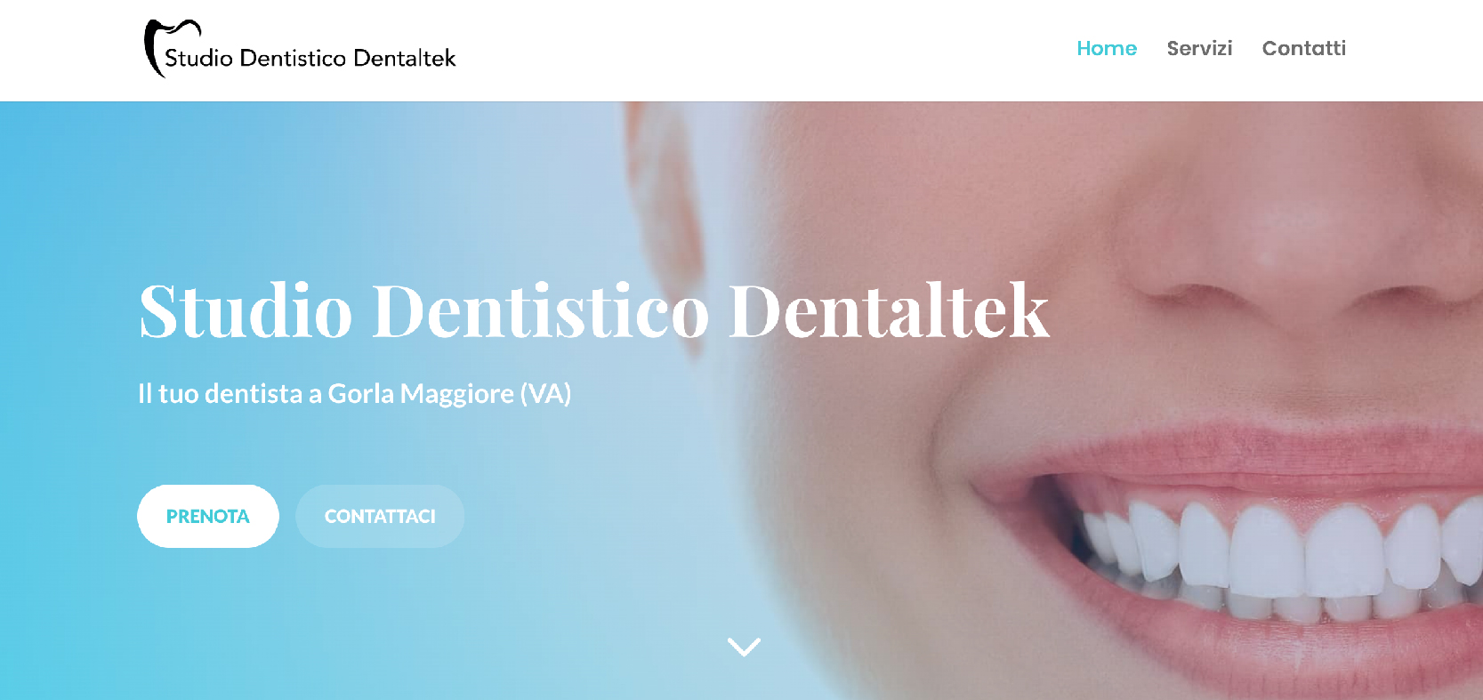 Sito web Studio Dentistico Dentaltek